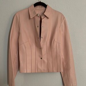 Siena Studio Blush Pink Leather Jacket